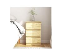 2x Bois de Pin Solide Tables de Chevet 40x29,5x64 cm Tables de Nuit vidaXL