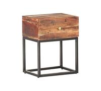 vidaXL Table de chevet 40x30x50 cm Bois d'acacia brut Marron