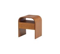 Table de chevet 45x40 cm MDF marron Momo