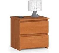 Table de chevet akord aulne 40 cm 2 tiroirs façade aulne 40x35x40 cm Autre G