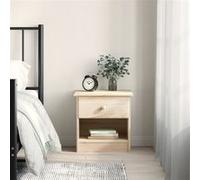 vidaXL Table de Chevet Alta 41x35x41 cm Bois de pin Massif, Table de Chevet, tiroir de Chevet, Table d'appoint, mobilier de Chambre, Armoire de lit
