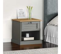 Table de Chevet Armoire de Nuit Chambre à Coucher Bois de Pin Massif vidaXL