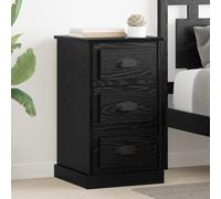 vidaXL Table de chevet Chêne artisanal avec tiroir 39 x 39 x 67,5 cm Bois d'ingénierie