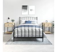 Table de Chevet Armoire de Nuit Rangement Chambre Bois d’Ingénierie vidaXL