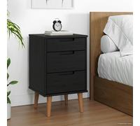 Table de Chevet Armoire de Nuit Rangement Chambre Bois de Pin Massif vidaXL