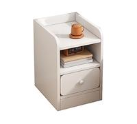 Table de chevet avec double tiroir multifonctionnel Mini armoire de rangement simple pour chambre à coucher à côté du canapé salon