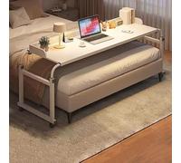 Table de chevet avec roulettes, table de lit réglable en hauteur sans roulettes, dessus pivotant, table de chaise pour fauteuil inclinable