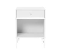 Montana Table de chevet Dream new white 101 tiroir-pieds snow