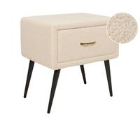 Table de chevet avec tiroir en tissu bou eige FLAYAT