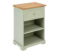 Atmosphera Table de chevet Mohéa 1 tiroir Vert céladon H67 cm
