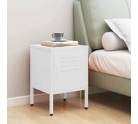 Table de Chevet Bleu Marine 35x35x51 cm Acier Table de Nuit Armoire vidaXL