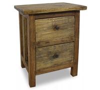 vidaXL Table de chevet Bois de récupération massif 40 x 30 x 51 cm