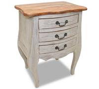 Table de chevet Bois de récupération massif 48 x 35 x 64 cm