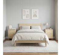 Table de chevet Bois d'ingénierie nuit Rangement Mobilier chambre vidaXL vidaXL
