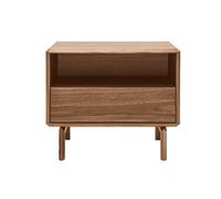 Table de chevet bois foncé noyer SUVA