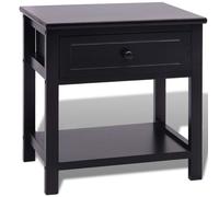 Table De Chevet Bois Noir