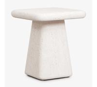 Table de chevet carrée 45x45 cm en ciment Maelis