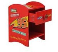 Table de Chevet Cars Lighting McQueen Rouge G