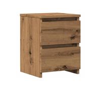 vidaXL Table de chevet chêne artisanal 30x30x40 cm bois d'ingénierie 855848