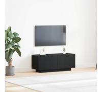 Table De Chevet Vidaxl En Chêne Noir En Bois D'ingénierie Noir