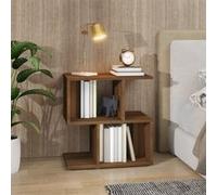 Table de chevet Chêne marron 50x30x51,5 cm Bois d ingénierie ch G