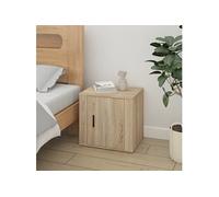 vidaXL Table de chevet Chêne sonoma 50x39x47 cm816694 Chêne sonoma G
