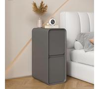 Table de chevet compacte avec tiroirs pour chambre à coucher, design moderne, idéale pour les petits espaces, organiseur de meubles élégant