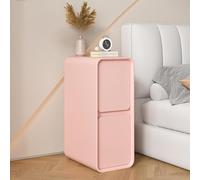 Table de chevet compacte avec tiroirs pour chambre à coucher, design moderne, organiseur élégant avec tiroirs pour petits espaces