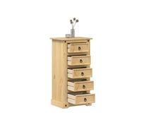 vidaXL Table de chevet Corona – Bois de pin massif 53 x 39 x 103 cm
