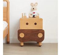 Table De Chevet en Bois Massif pour Enfants, Table De Chevet Simple Et Moderne pour Chambre, Créativité Garçon Fille Chevet 2 Tiroirs, Chambre Salon Unité De Rangement 40X35X48.7CM Decoration