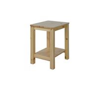 Homestyle4u Table d'appoint, Table de Chevet, Tabouret Naturel, en Bois de pin, pour Chambre à Coucher, Salon, Couloir | Article 1826