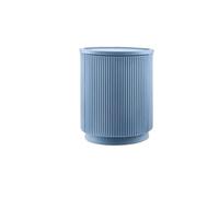 Table de chevet en plastique - Organisateur de table de chevet bon marché - Meubles de patio (bleu)