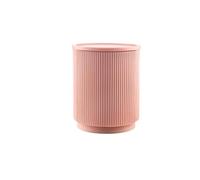 Table de chevet en plastique - Organisateur de table de chevet bon marché - Meubles de terrasse (rose)