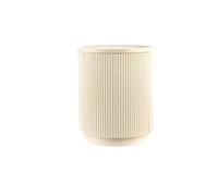 Table de chevet en plastique - Organiseur de table de chevet bon marché - Meubles de terrasse (beige)