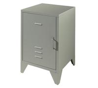 Vipack Chevet En Mtal Bronxx 1 Porte 1 Etagere 60x40x40cm Vert Olive Mat Vert