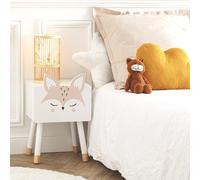 Atmosphera – Chevet enfant Renard – Blanc H53 cm