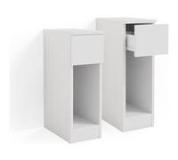 Table de chevet Enton 37855 Blanc