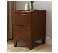 Table de chevet étroite avec tiroirs, table de chevet en bois massif, design moderne du milieu du siècle, profil fin pour les petits espaces, parfaite pour la chambre à coucher ou le salon