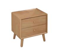 Table de chevet étroite et étroite, Table de chevet avec tiroirs, couleur bois naturel, idéale for la chambre, le bureau ou le salon. , Meubles de salon, Tables de nuit peu encombrantes(XS)