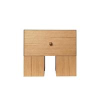 Table de Chevet Ferm Living Kuben 1x1 en Chêne Naturel