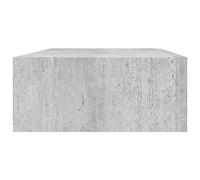 Table de Chevet Flottante avec Tiroir, étagère de Chevet Murale, Gain de Place, Rangement pour Chambre à Coucher, Salon, Entrée, Présentoir Suspendu en MDF Blanc (40 x 23,5 x 10 cm)