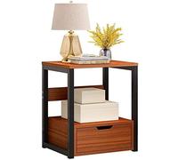 Table de chevet générique pour chambre à coucher, table de chevet, simple, moderne, économique, chambre à coucher, armoire de rangement, petite étagère de chevet, casier en bois de santal ancien pour
