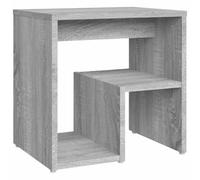 Table de chevet gris sonoma 40 x 30 x 40 cm en bois multicouche | Étagère de rangement, bois contreplaqué, surface lisse, résistante à l'humidité, structure robuste, design moderne