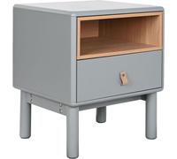 Table de chevet Home ESPRIT Bleu Gris Naturel Bois MDF 48 x 40 x 55 cm