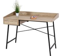 Table De Chevet Hwc-J97, Table De Maquillage, Tiroir Structure 3d 98x114x60cm Fsc-Certifié Aspect Chêne Multicolore