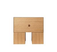 Table de Chevet Kuben 1x1 en Chêne Naturel