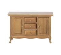 Table de chevet miniature artisanale pour maison de poupée 1/12 - Décoration détaillée de chambre à coucher avec tiroir de travail