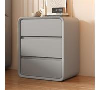 Table de Chevet Moderne avec tiroir - Armoire de Table de Chevet de Rangement de Meubles de Chambre à Coucher pour tiroir Gris-3 Simple et Contemporain, 11,8 Pouces / 30 cm