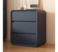 Table de Chevet Moderne avec tiroir - Armoire de Table de Chevet de Rangement de Meubles de Chambre à Coucher pour tiroir Simple et Contemporain, Bleu Gris-3, 19,7 Pouces / 50 cm