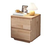 Table de Chevet Moderne, Grande Table d'appoint de Style médiéval, Table de Chevet en Bois, adaptée aux Chambres à Coucher, Salons et Petits espaces, chêne Naturel(Natural,45cm(17.7inch))